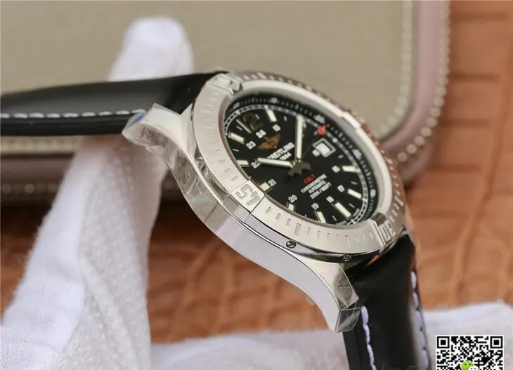 Breitling Colt Automatic A1738811 BD44 435X A20BA.1 GF Factory 1:1 Best Edition Replica Watch Black Strap